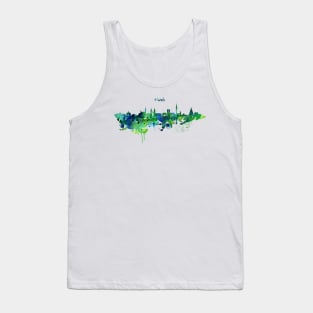 Munich Skyline Silhouette Tank Top